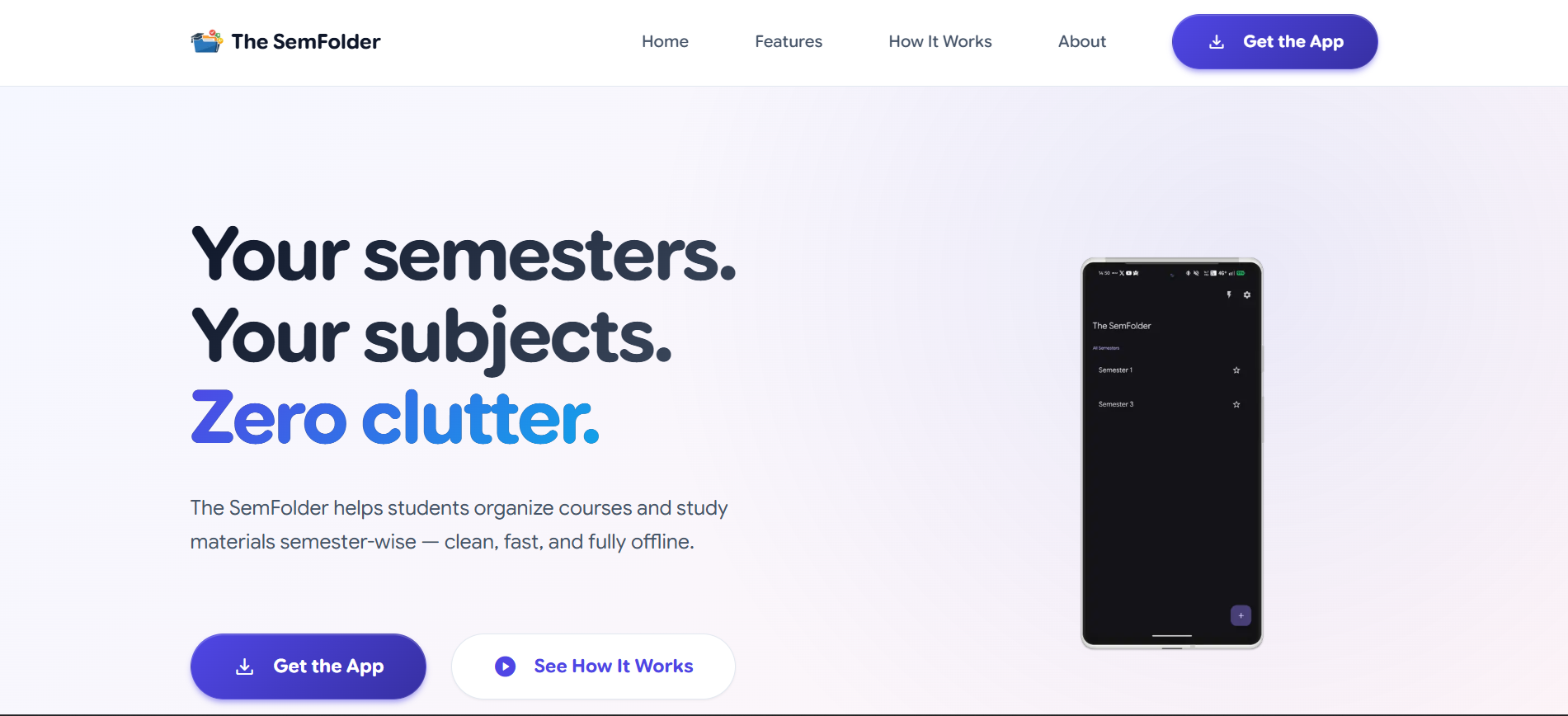 The SemFolder Interface